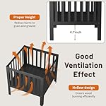 16-Inch Square Steel Grating Fire Pit in Black - Portable and Durable,Perfect for Backyard, Camping, and Bonfire Gathering Outdoor - Image 4