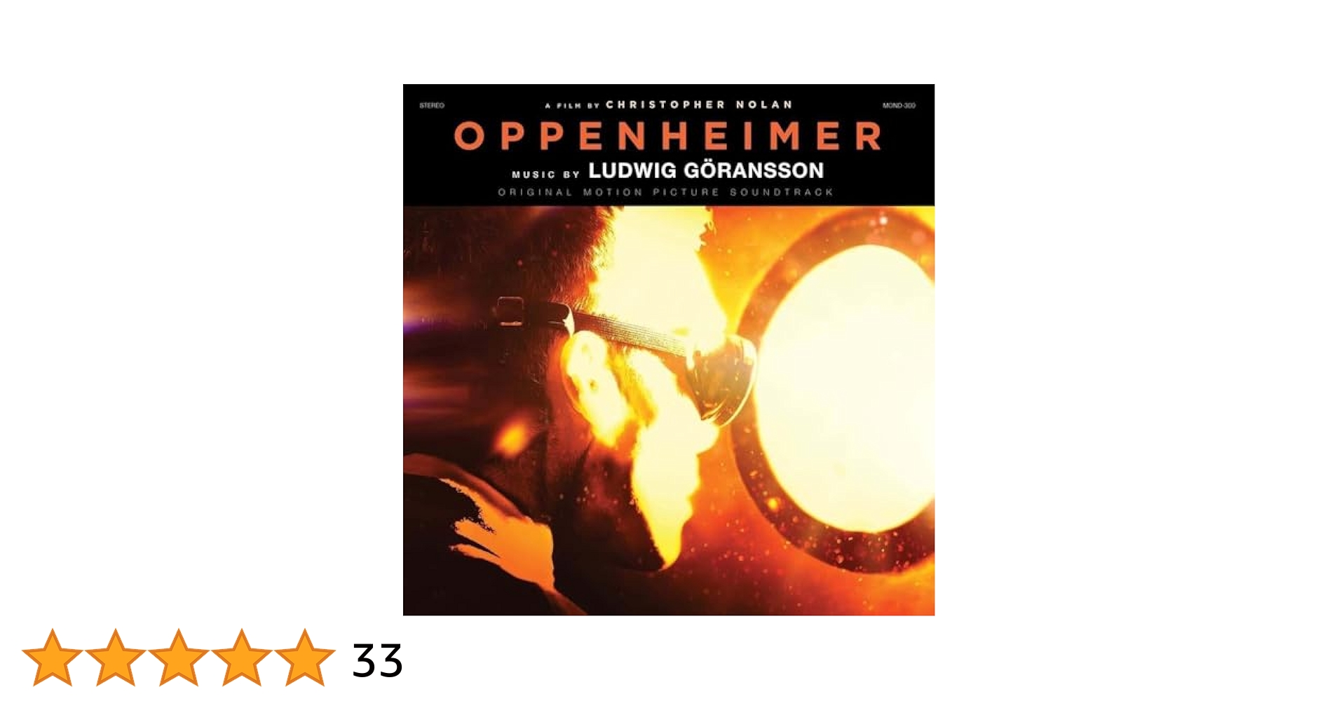 Ludwig Goransson Oppenheimer OST [2CD] Music CDs: Ludwig