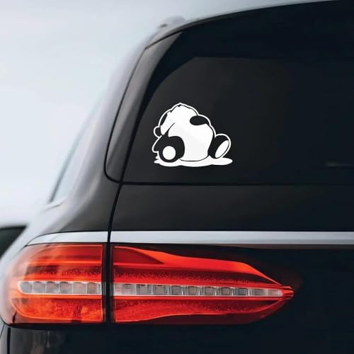 Autocollant Panda Endormi Accessoire Adhésif pour Ordinateur - 4
