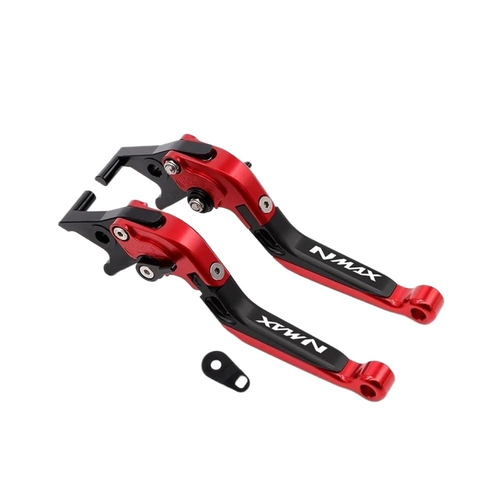 Xvasdgaer Nmax-R.bk.r.bk For Ya&Maha Nmax155 2015-2025 Brake Cluth Levers Set Folding Handle(Nmax-R.bk.r.bk)