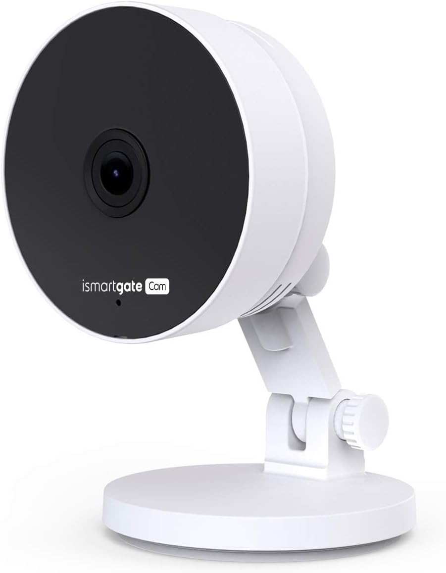 ISMARTGATE Indoor HD 1080P Dual Band Wireless Security IP Camera for Garage Door Remote Control, Surveillance and Video Monitoring