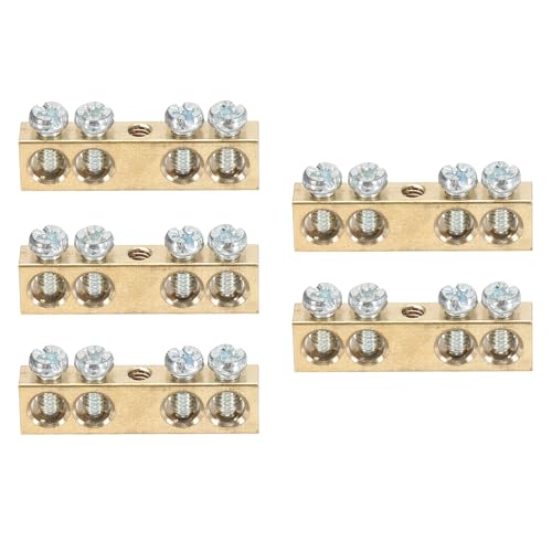 Barrette de terre laiton 4 positions pour sécuriser la domotique de la maison