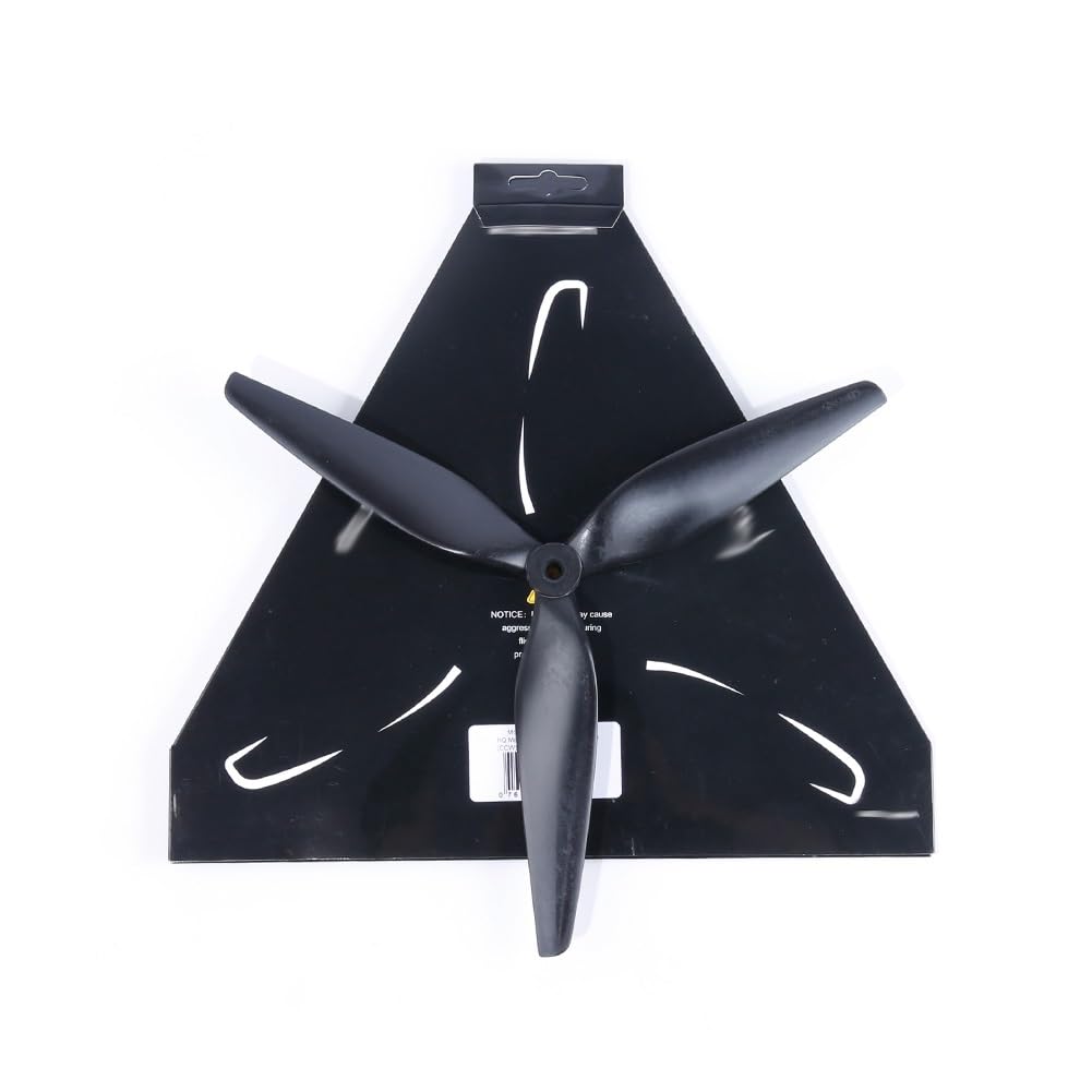 śmigło 10X5X3 1050 3-łopatowe czarne włókno węglowe wzmocnione nylonowe śmigło kompatybilne z RC Multirotor X-Class FPV Long Range Cinelifter część zamienna