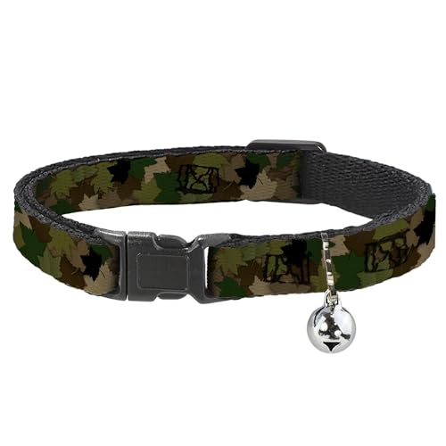 Collar de gato con hojas de camuflaje para explorar el jardín 2