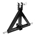 3 Point 2" Hitch Receiver Adapter for Farm Equipment and Standard Trailers,like Compact Sub-Compact Tractors BX Kubota, John Deere, LM25H WLM Tractor, NorTrac, Kioti, Yanmar, Cat