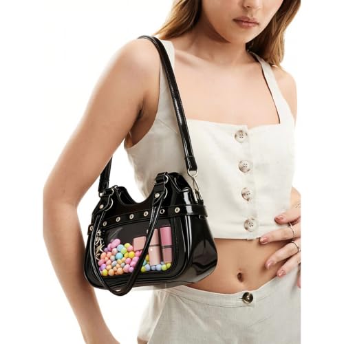 Image of Kawaii Ita Bag With Shoulder Strap PU Leather Shoulder Bag
