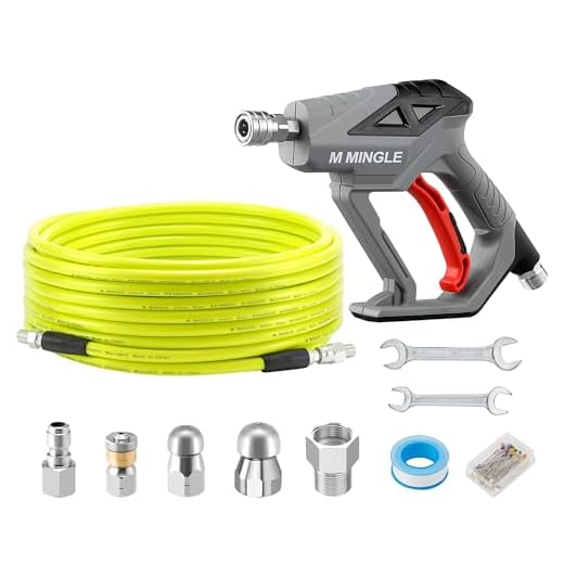 M MINGLE Sewer Jetter Kit for Pressure Washer