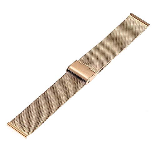 Correa de reloj de 16mm antialérgica en oro rosa para sustitución cómoda 2