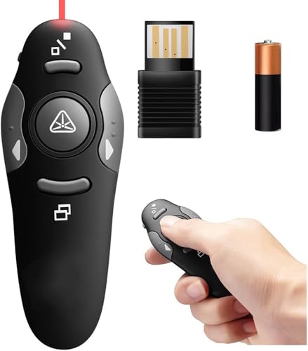 Apresentador Slide Passador De Slide Apontador Laser Controle Sem Fio Caneta De Slides PowerPoint Au