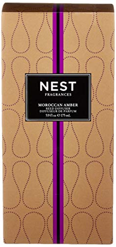 NEST Fragrances Moroccan Amber Scented Reed Diffuser, 5.9 oz - Thumbnail 3