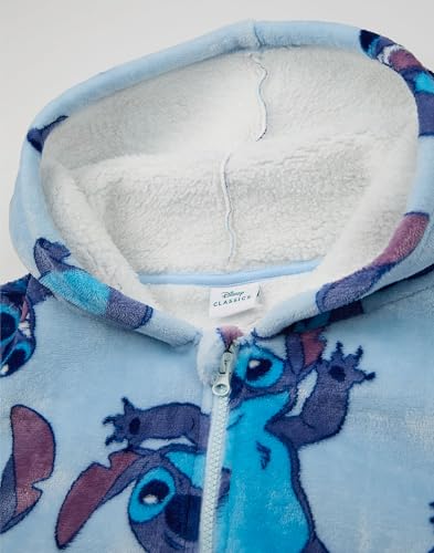 Disney Lilo & Stitch Girls Wearable Blanket, Blue - Image 4