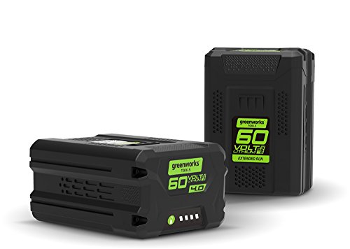Greenworks 60V Akku G60B4 (Li-Ion 60V 4Ah wiederaufladbarer leistungsstarker Akku passend für alle Geräte der 60V Greenworks Serie) – Ansicht 3