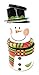 All Day Gifts Christmas Nesting Cookie Tins with Lids - Santa Claus and Snowman Nesting Boxes Candy, Cookie, Treats and Chocolate Decorative Holiday Storage Jars