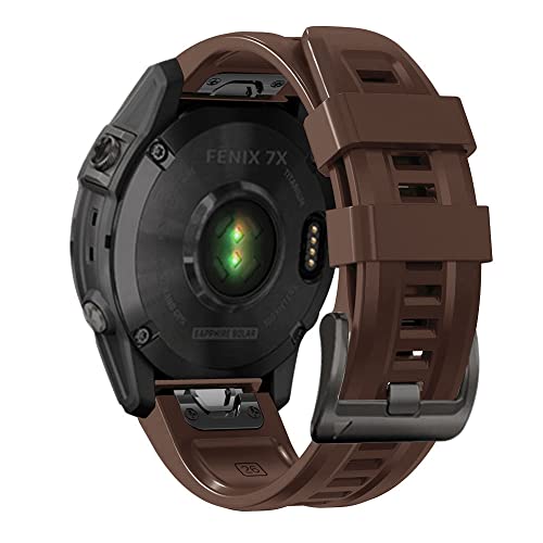 Bracelet montre Garmin Fenix 6X 5X 7X 935 945 silicone Quickfit 22 26 mm