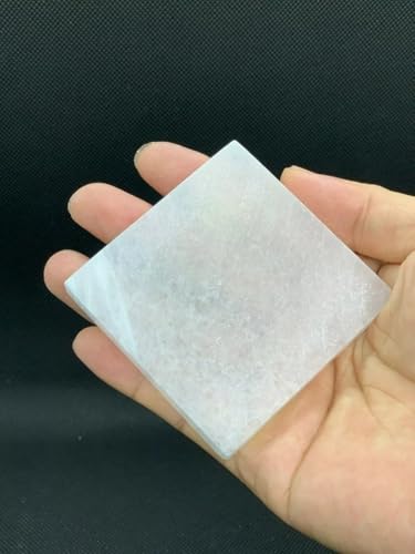 Platos de carga de selenita cuadrados de 3 pulgadas miniatura 1