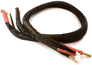 Integy RC Model C28377 2S High Current Charge/Balance Cable w/ 5mm Bullets Pack Side, 10AWG Wire L=61cm