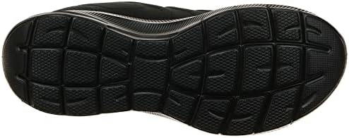 Skechers Women's Sports Shoes Sneaker, Black Knit, 13 | Image 4