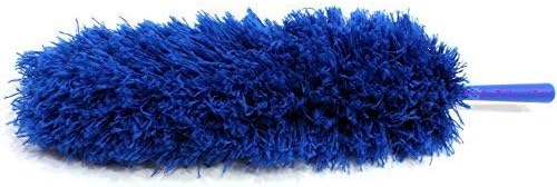 Fluffy Blue Microfiber Duster Clean Home, Car and Office! Flexible, Bendable, Extendable Duster Without Our Telescoping Threaded Extension Pole. for Duster with Pole Search for Product B00S8QX3AW