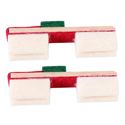 SUPVOX 2pcs Upright Piano Dampers Piano Muffler Dampening Foam Keyboard Piano Maintenance Upright Piano Bass Damper Felt Wedges Acoustic Wedges Panels