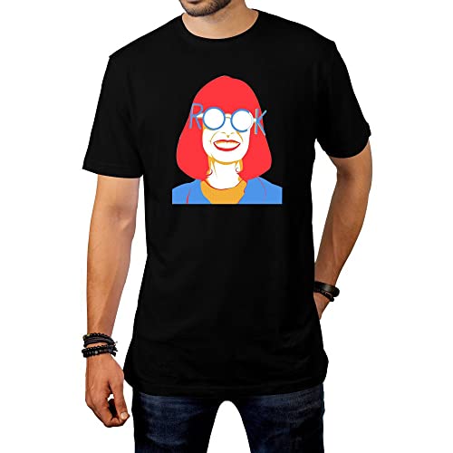 CaMiseta Cantora Rita Lee Rock Música Lança PerfuMe ToP Cor:Preto;Tamanho:G