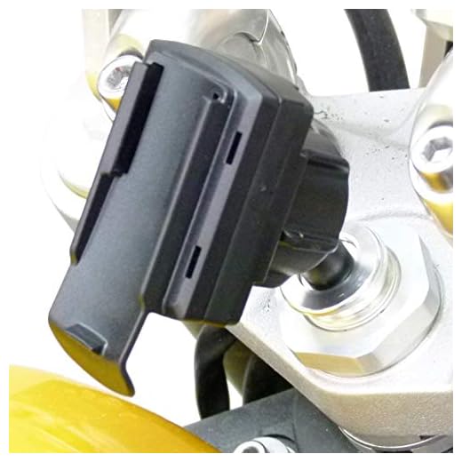 BuyBits 20,5 – 24,5 mm motorcykel gaffel stammontering för Garmin Dakota 10 20