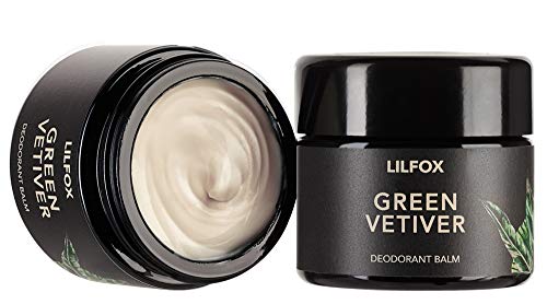 LILFOX - Organic Green Vetiver Deodorant Balm (1.7 oz | 50 ml)