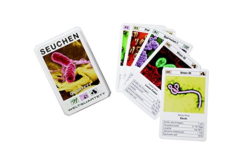 Preisvergleich Produktbild Seuchen Quartett Krankheiten AIDS Quartett Kartenspiel