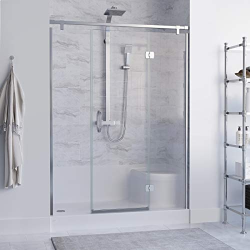 Swiss Madison Well Made Forever Sm-Sb537W Aquatique 60 X 32 Single Threshold Shower Base With Left Drain And Integral Right Hand Seat In White #TOP13