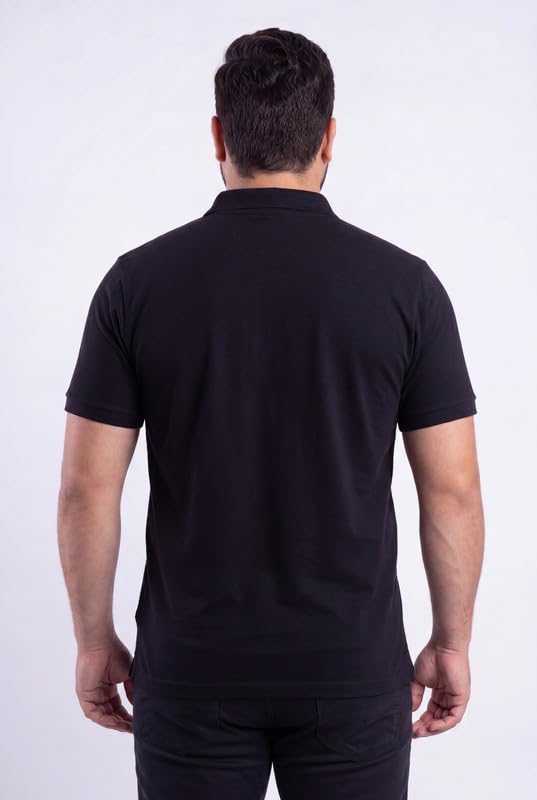 Image of EPPE Men's Plus Size Polo T-Shirt |Regular Fit, Stretchable Micropolyester Half Sleeve T-Shirt for Men|Casual & Sports Wear