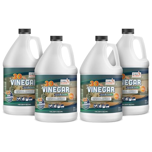 TidyRabbit Concentrated 30% Vinegar for Daily & Deep Cleaning, Gardening,