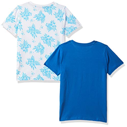 Image of Amazon Brand - Jam & Honey Boys T-Shirt (Pack of 2) - Soft and Comfortable, Round Neck, Print Pattern, 100% Cotton Material