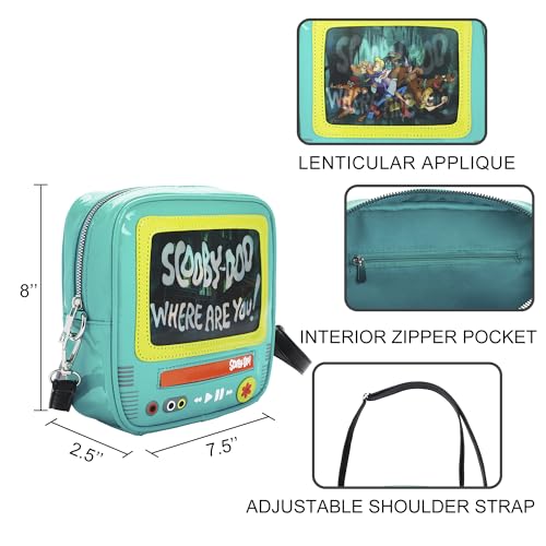 Scooby Doo Characters & Title Logo 19 CM Lenticular Women's TV Bag4