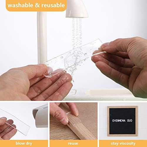 Double Sided Tape, 9.84ft(300cm) Multipurpose Sticky Tape, No Damage Wall Hangers Strong Tape, Reusable and Washable, Ultra-Strong Hold, Ideal for Artwork, Carpets, DIY Projects (1 Rolls)