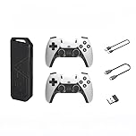 Wireless Retro Game Console, Built-in 20,000 Games, 10 Emulators, Plug & Play Video Game Console, 64G, TV Game Stick, Dual 2.4G Wireless Controllers