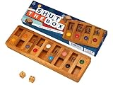 BSIRI Shut The Box Board Games with Math Kids Player Wooden Box of Brain Teaser Puzzles for Family Educational and Get Fun on Game to Teach Kids to Count on Math