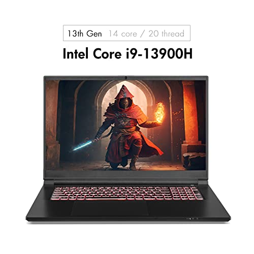 Sager 2023 Np6271C Gaming Laptop, 17.3 Inch Fhd 144Hz, Intel I9-13900H, Rtx 4050 6Gb, 32Gb Ram, 1Tb Gen4 Nvme Ssd, Win 11 #TOP2