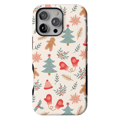 Casely iPhone 16 Pro Max Case | Sugar and Spice | Holiday Cookie | Bold Protective Design | MagSafe Compatible Design