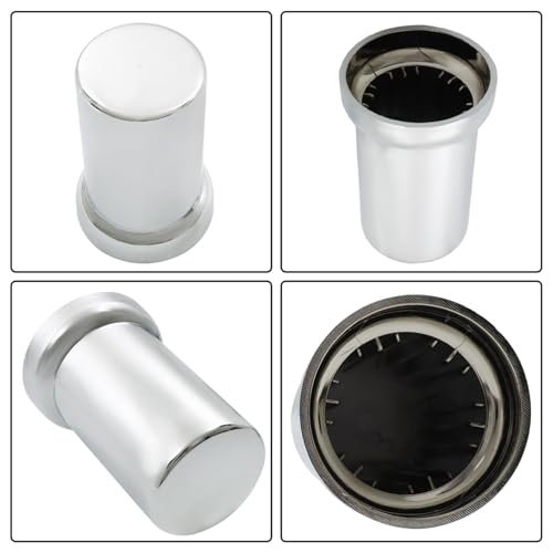 munirater 20Pcs 33mm Lug Nut Covers Push-On 3-3/8 High Replacement for Semi Truck by munirater - Image 4
