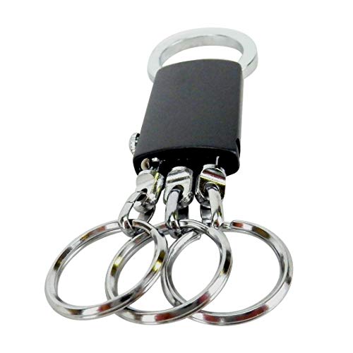 Sweda Multi-Ring Quick Release Keychain, Detachable Keychain With 3 Detachable Key Rings And Pull & Twist Master Ring (Lot Of 3) #TOP2