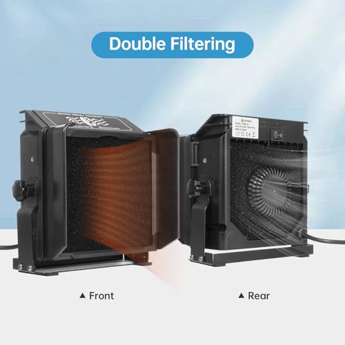 Geevorks Removedor de fumaça de solda, extrator de fumaça, 5 W, com 8 peças, filtro de carbono ativo