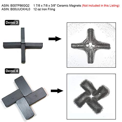 Cms Magnetics 12 Oz Fine Iron Filings Magnetic Iron Powder For Magnet Education And School Projects - Discover The World Of Magnetics & See Magnetic Lines Of This Unseen Force & More (Two Pack) #TOP5
