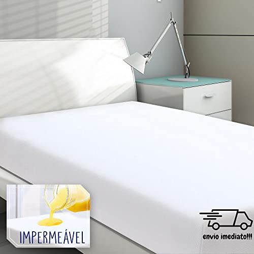 Kit Capa Colchão Solteiro com Capa de Fronha 100% impermeável Anti Ácaro