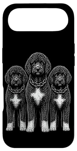 Cool Three Portuguese Water Dog Illustration Case for iPhone Air