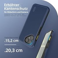 TUDIA DualShield Grip kompatibel mit Fairphone 6 2025 Hülle [MergeGrip] Militärqualität doppellagig stoßfest robust strapazierfähig Schutzhülle fürs Handy – Indigo Blau – Ansicht 4