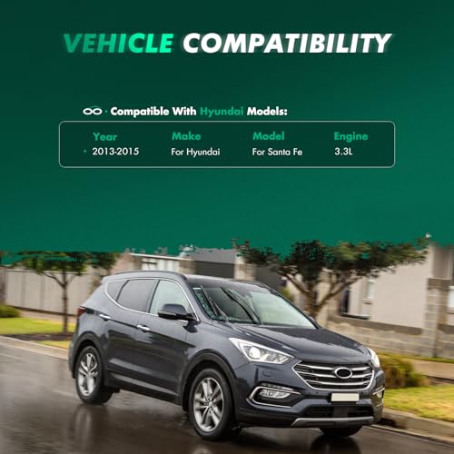 Image of SCITOO Splash Guards Mud Flaps Universal Vehicle Wheel Fender Fits for Hyundai Santa Fe 2013-2018,for Hyundai Santa Fe XL 2013-2018