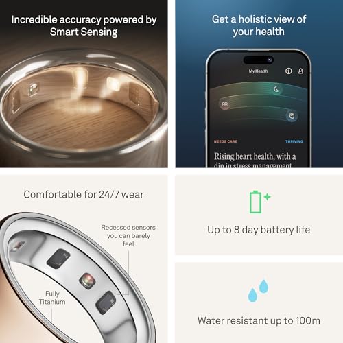 Oura Ring 4 - Rose Gold - Size 10 - Sleep, Activity, Women’s Health, AI Advisor, Up to 8 Days of Battery Life, Size Before You Buy, Android & iOS Compatible by OURA - Image 5
