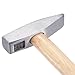 uxcell Engineer Hammer Machinist Hammer 18 Oz Cross Peen Hammer Wood Handle with Forged Steel Head