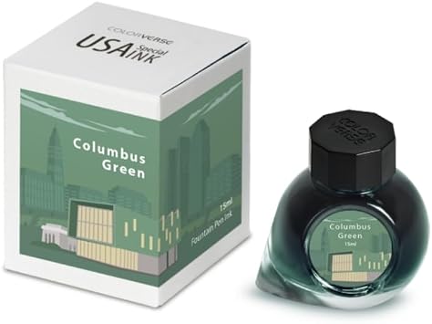 Colorverse Ink - USA Special Series - Ohio - Columbus Green 15ml Fountain Pen Ink