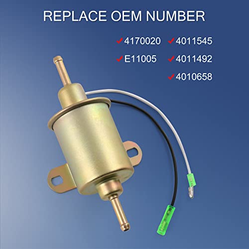 Jdmspeed New Fuel Pump Replacement For Polaris Ranger 400 500 1999-2012 Replaces 4011545 4011492 4010658 4170020 E11005 Electric Fuel Pump #TOP2