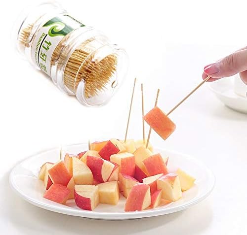 900 Pcs Bamboo Cocktail Stick Wooden Toothpicks for Home and Commercial Use